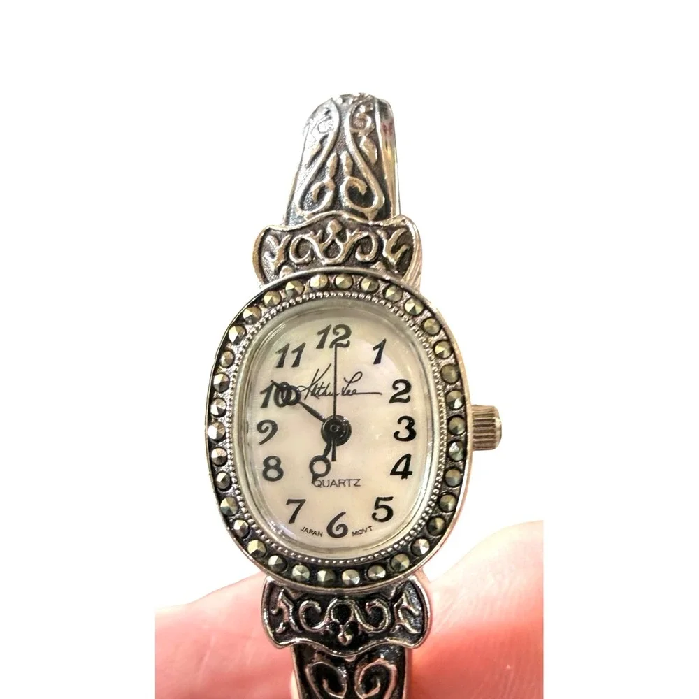 Lot of 4 Women's Statement Cuff Watches  Kathie Lee Xavier Monogram Wrap